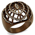 TK2772 IP Coffee light Stainless Steel Ring with